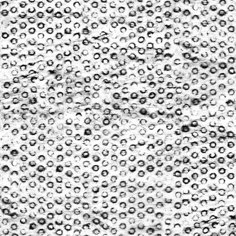 London Grate, Non-Woven, Black on White