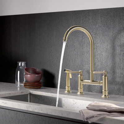 Homein Kitchen Faucet with Side Spray