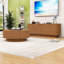 Table basse et console de télévision avec 2 tiroirs et armoire-132677745