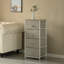 Commode d'appoint de rangement en plastique Pittsburg