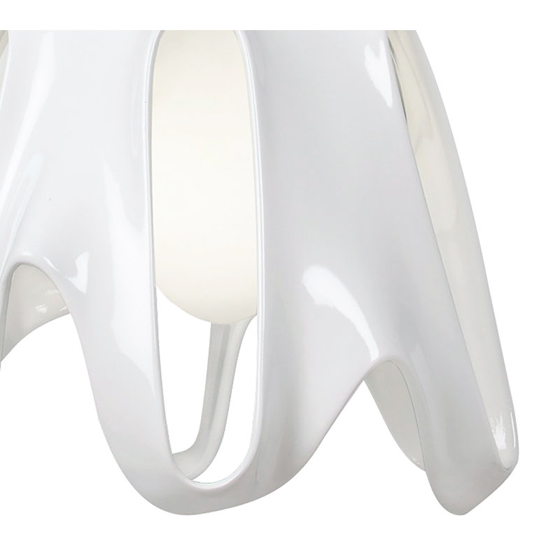 Murrieta 1 - Light Unique/Statement Pendant, Gloss White