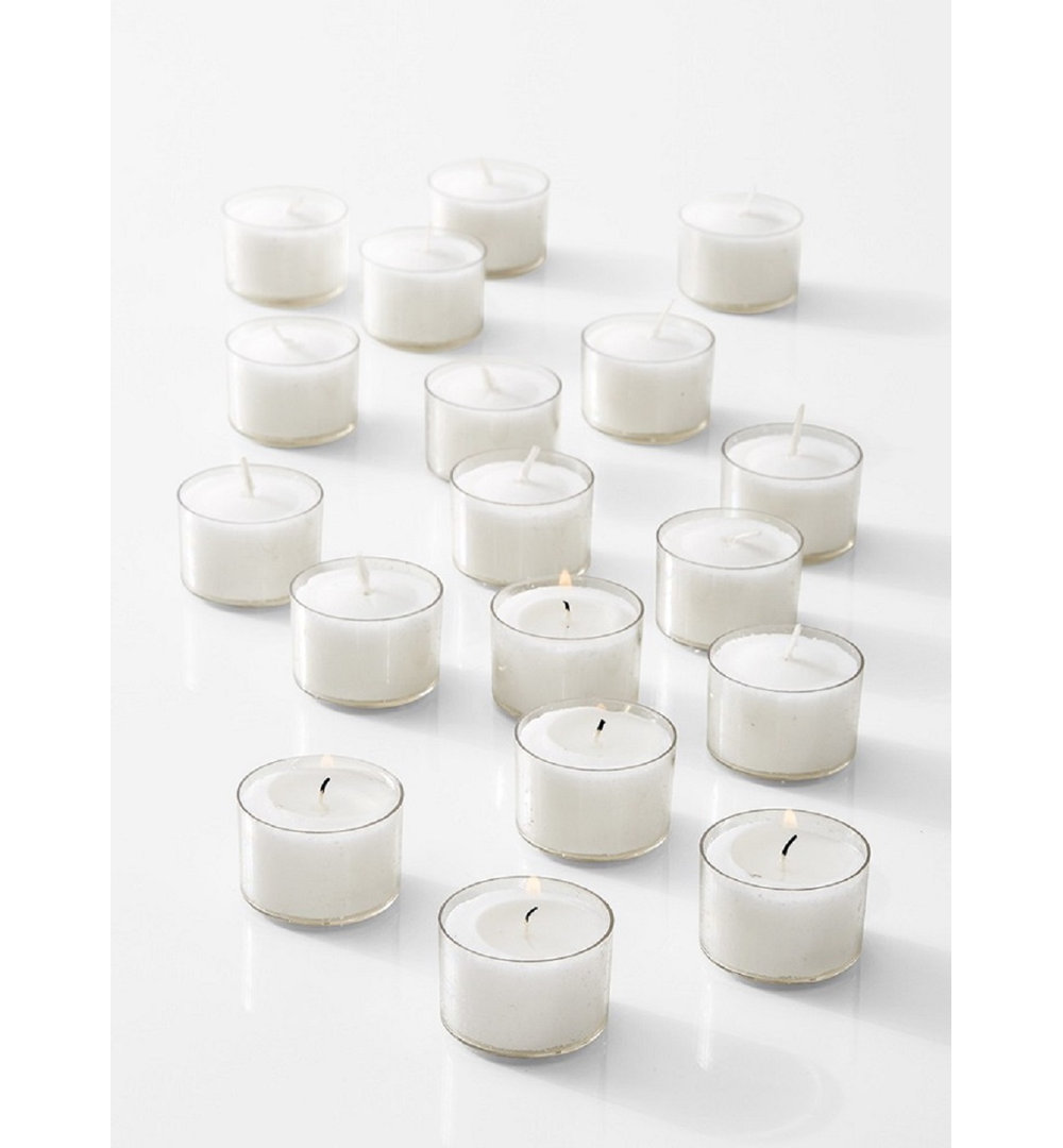 Unscented Tealight Candle with Plastic Holder (Set of 30) Charlton Home®