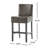Comfortable Leather Counter Stools Set For Versatile Home Use