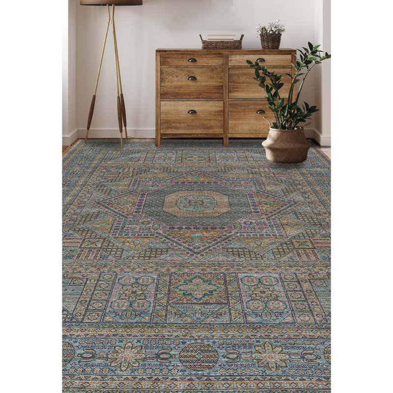 Mamluk Hand Woven Wool Area Rug