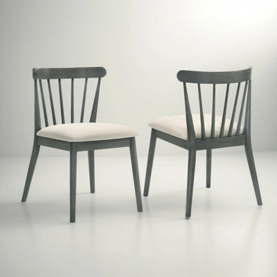 Dining Side Chair Rustic Modern Farmhouse Design Retro Design Easy To Assembly (set Of 2)