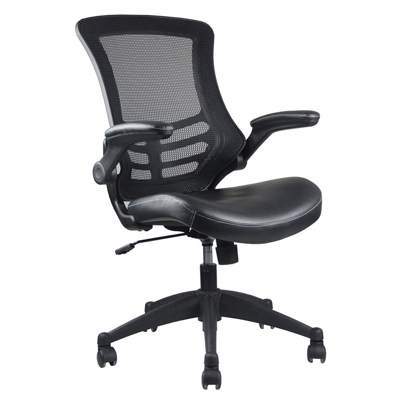 Chaise de bureau en maille à dossier moyen avec accoudoirs réglables Techni Mobile