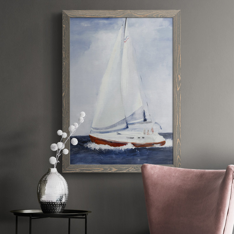 " Chasing The Sun ", 37.5" H x 27.5" W x 1" D, Gray Framed