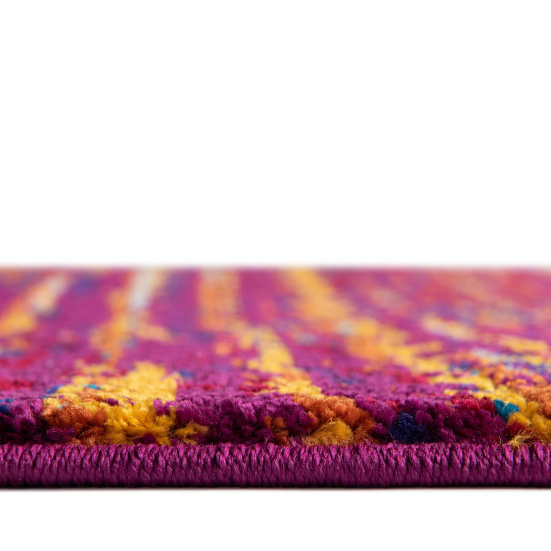 Manlia Abstract Indoor Rug, Runner 2' x 6'