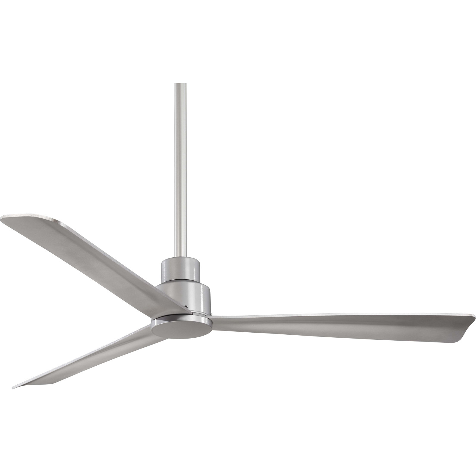 Simple 52" Outdoor Ceiling Fan, Silver