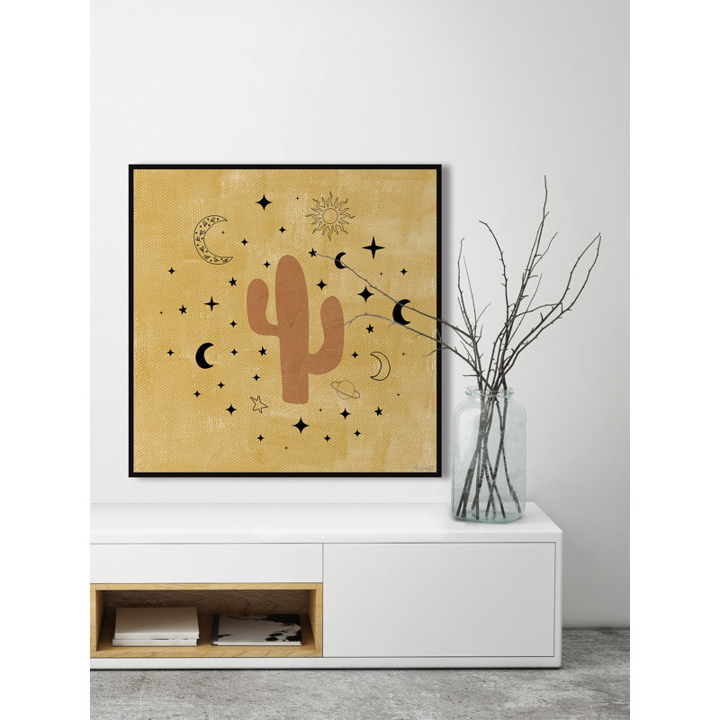 Cactus Universe by Marmont Hill - Painting on Canvas, 101cm H x 101cm W x 3.81cm D