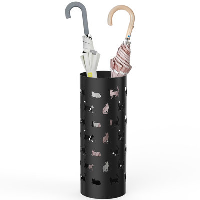 Cat Parade Metal Freestanding Umbrella Stand