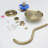 Retro Complete Shower System With Rough-In Valve With 9 Inches Rain Shower Head-112650891