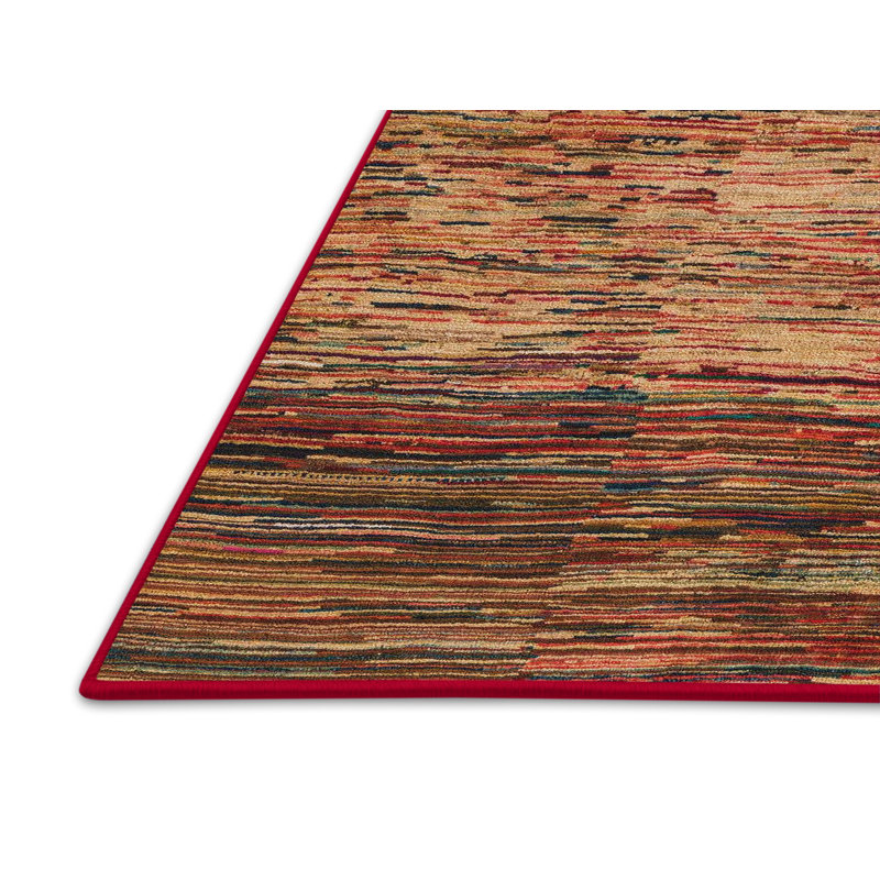 Tapis abstrait moderne 4966, Tapis de couloir 2 pi x 5 pi