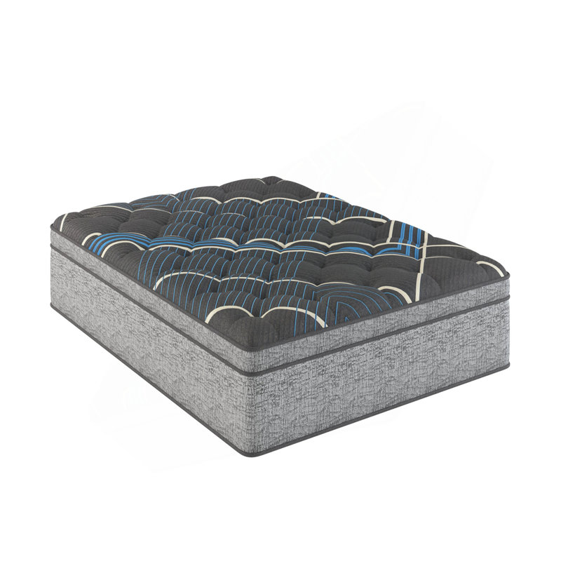 Restonic Comfort Care 15" Euro Top Hybrid Mattress, Individual Pocketed Coil Mattress , Plush Comfort, King, King