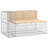 Wakeelah Steel Outdoor Bench-414973829