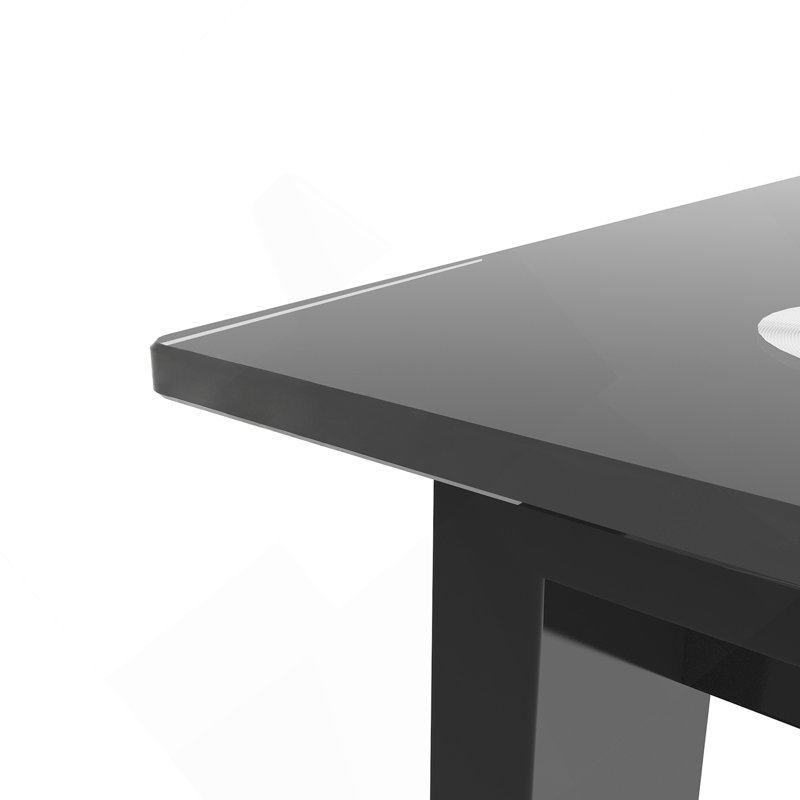 Table de salle à manger moderne, H 29,61 po x L 47,3 po x l 27,6 po