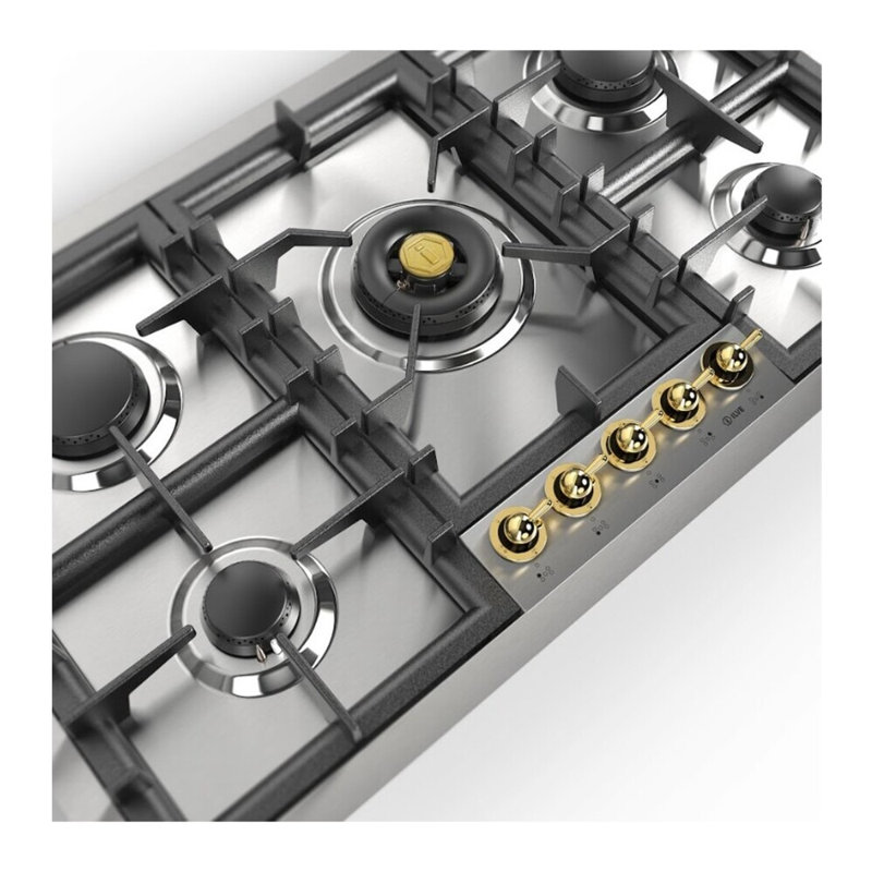 ILVE Nostalgie II Series 36 inch Gas Cooktop with 5 Sealed Burners, Natural Gas