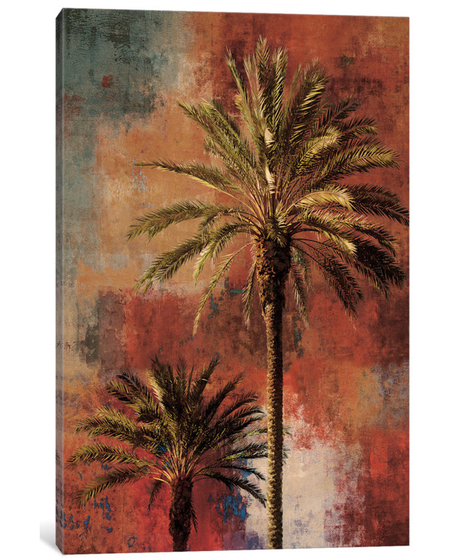 «Mustique II» par John Seba - Estampe numérique sur toile tendue avec châssis, H 40 po x l 26 po x P 1,5 po, Toile tendue