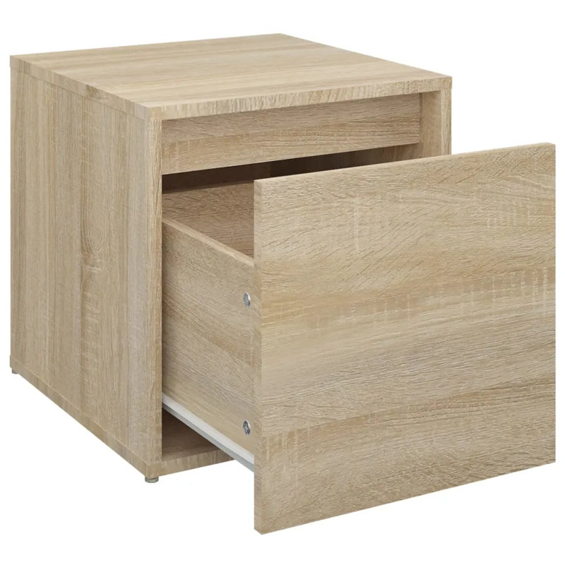 Ebern Designs Decorative Bin, Sonoma Oak