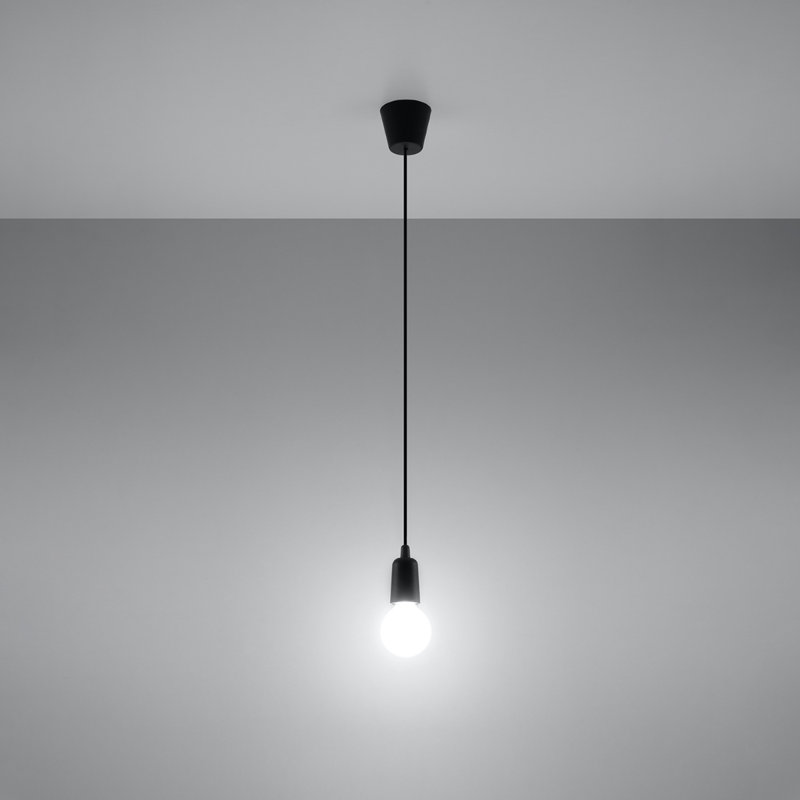 Borofsky 1 - Light White Pendant, Black