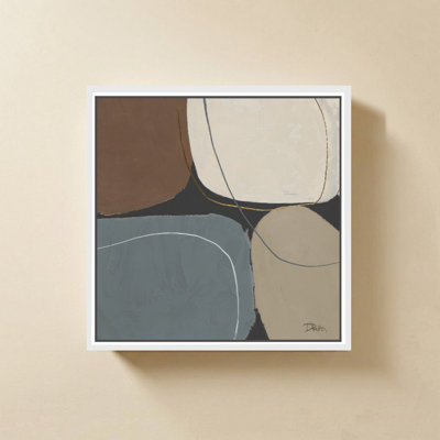 Simple Shapes Coloured Dark par Patricia Pinto - Impression sur toile
