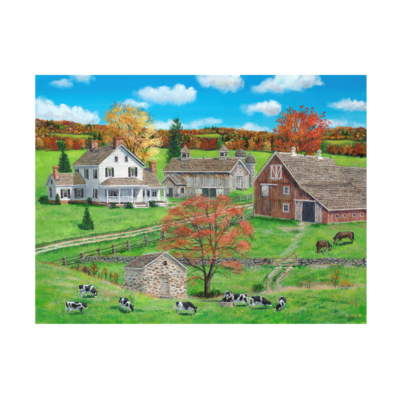 Art sur toile Bob Fair Autumn Home, 14" H x 19" W