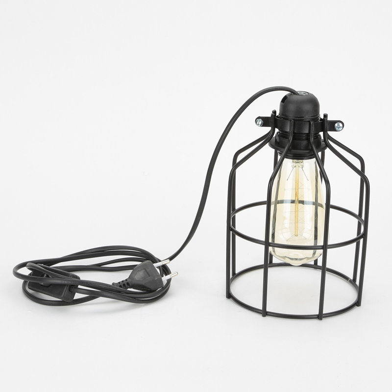 Metal Novelty Lamp, Black