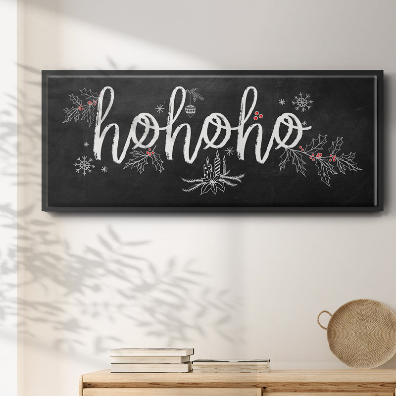 Ho Ho Ho- Framed Canvas