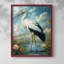 ANIMALS Series CX - reproduction encadrée de qualité supérieure - prête à être accrochée - aucun clou requis-1025965972-1025965973