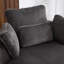 Fauteuil d'appoint pivotant en velours 41 po-248865809
