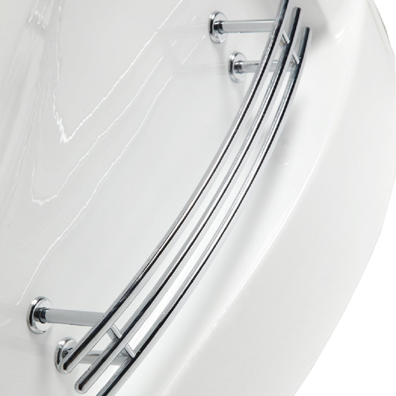60'' x 60'' Acrylic Bathtub with Faucet