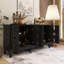 Buffet 60,50 pouces avec 4 portes et tablettes réglables-118133414