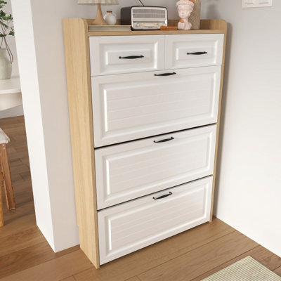 18 Pair Shoe Storage Cabinet