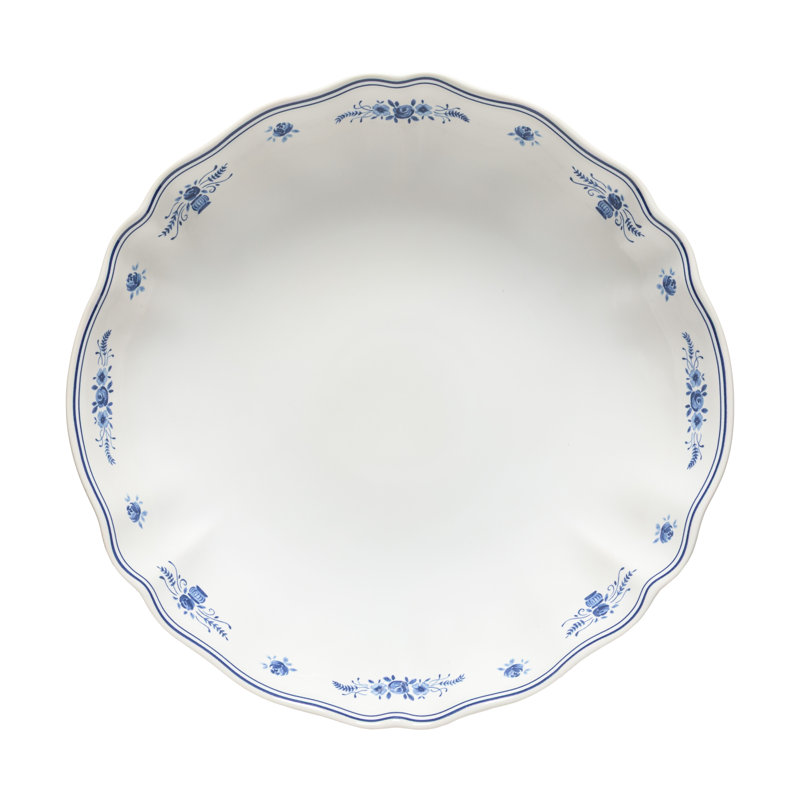 Vila Pasta Server, White/Blue