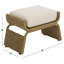 Tabouret d'appoint Elsa
