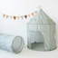 Tunnel de jeu en tissu recyclé 3 pousses / vert