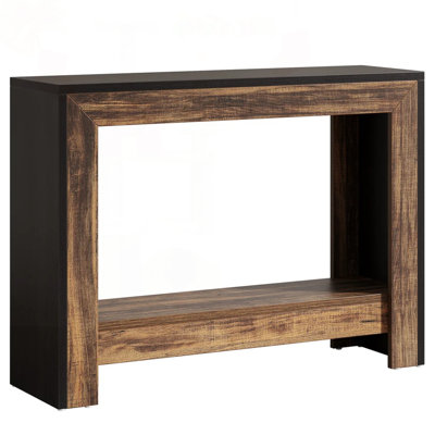 41.3" Farmhouse Console Table with Rustic-Modern Style