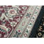Tapis noir et vin noué à la main de haute qualité
