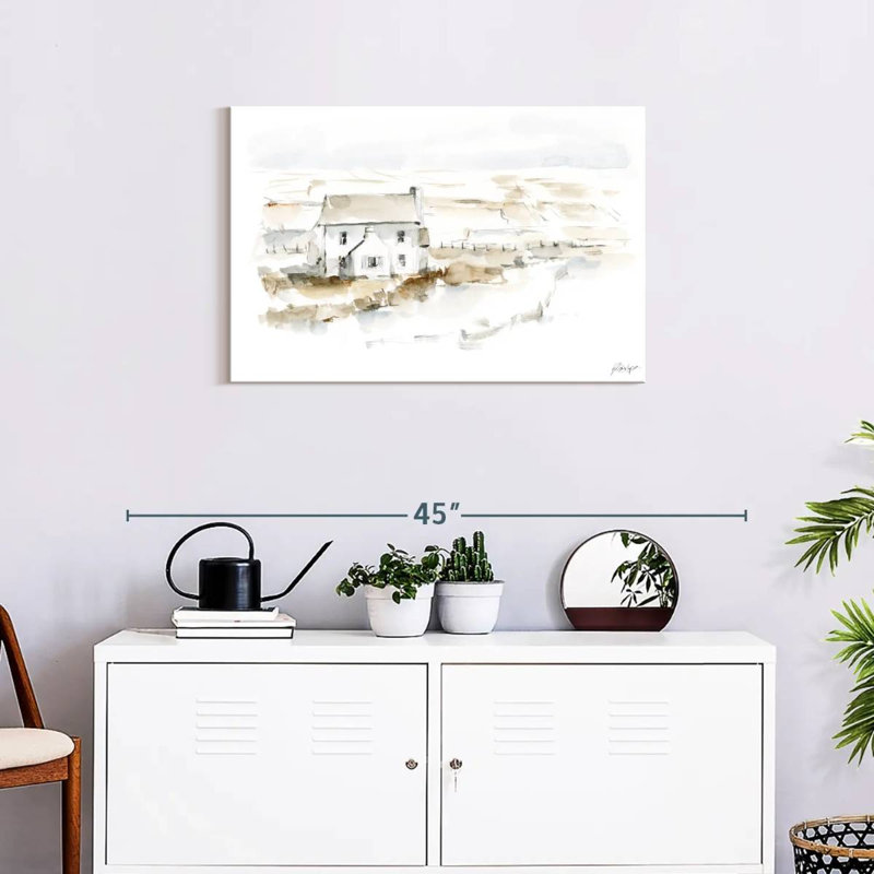 Lilie Neutral Farmhouse I, 20" H x 30" W