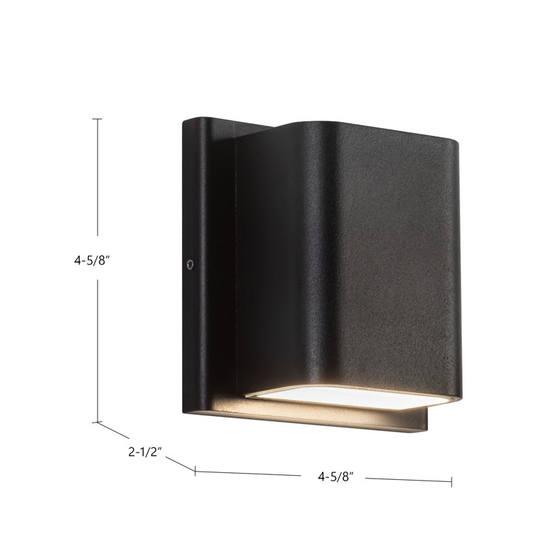 Tolan LED Outdoor Sconce, Black