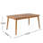 5-Piece Patio Dining Set, Slatted Table & 4 Chairs