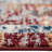 Traditional Bordered Durable Performance Red/Yellow Area Rug-2014943621
