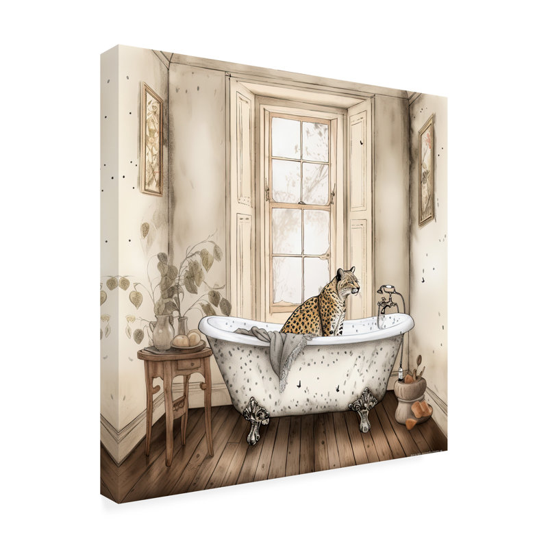 " Bathtime 13 " by Sasha, 35" H x 35" W x 2" D
