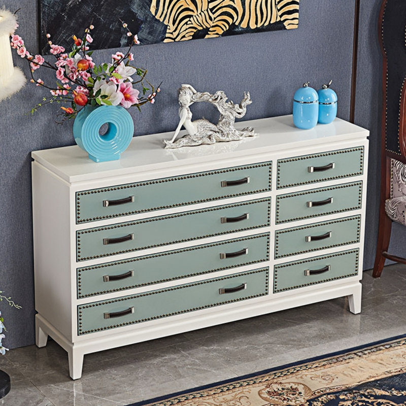 8-Drawer Accent Chest Entryway and Buffet Cabinet