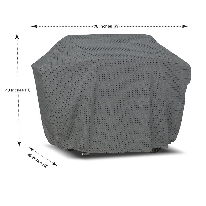 Covers & All Grill Cover, 48" H x 70" W x 26" D, Gray