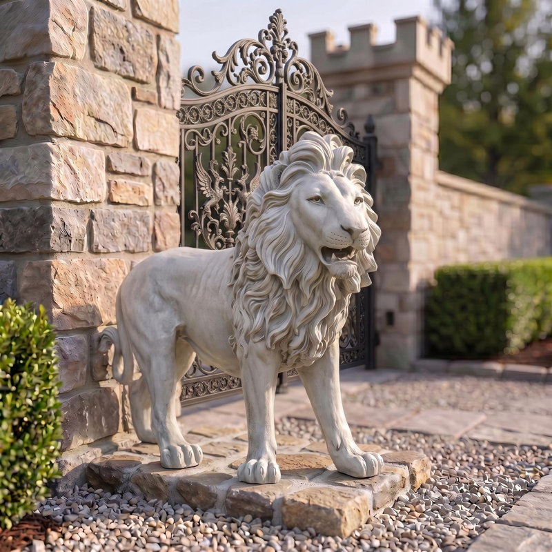 Statue du lion royal Sentinel de Grisham