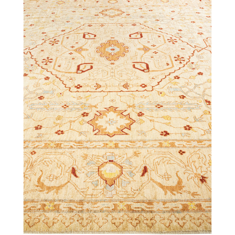 Sadir One-of-a-Kind 9' 2" X 11' 9" Hand Knotted Area Rug