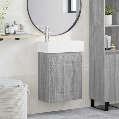 Single Bathroom Vanity with Ceramic Basin