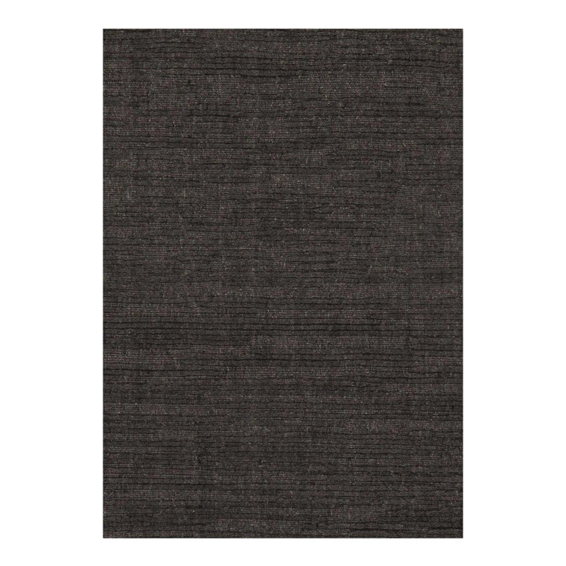 Canvello Black Modern Rug - 4'X6'