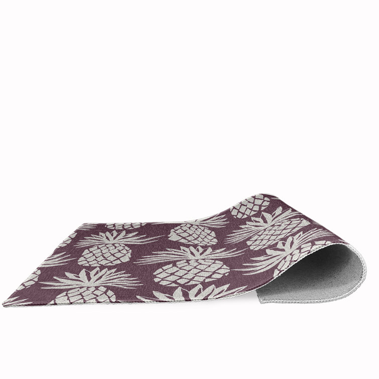 Chenille Floral Indoor Rug